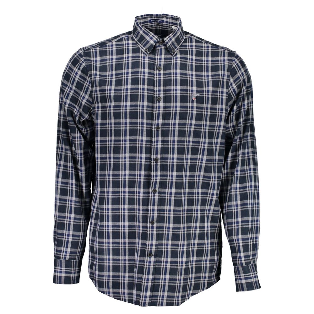 Gant Blue Cotton Shirt for Men